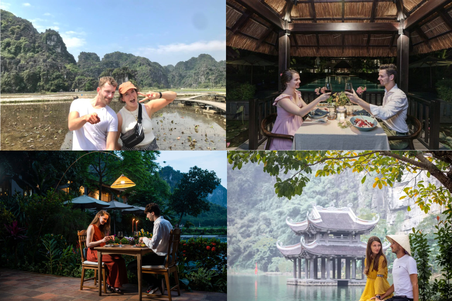 Ninh Binh captivates couples with its serene natural landscapes