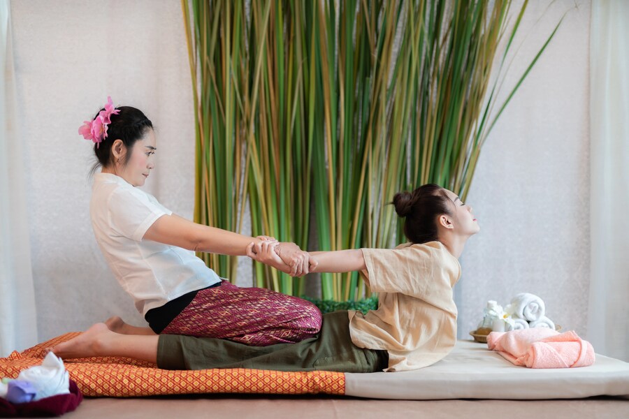 Thai massage, a full body massage