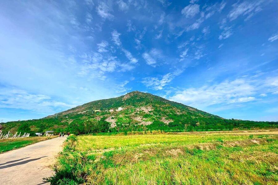 Ba Den Mountain is an extinct volcano located in the center of Tay Ninh Province