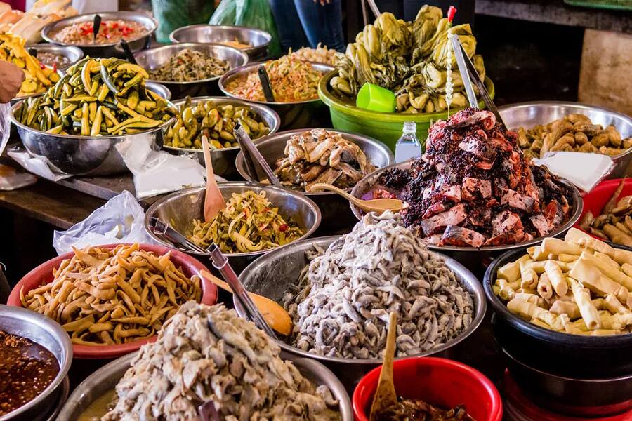 local market in Cambodia
