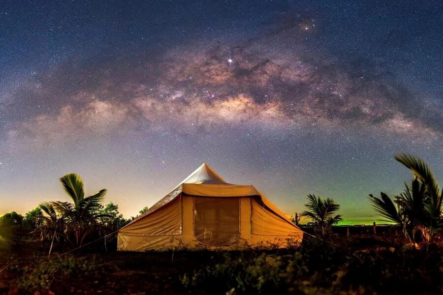 camping in Cambodia