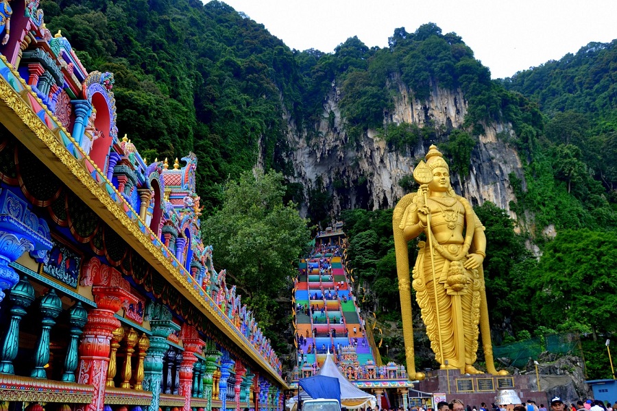 Batu Caves is the most iconic Deepavali destination in Malaysia