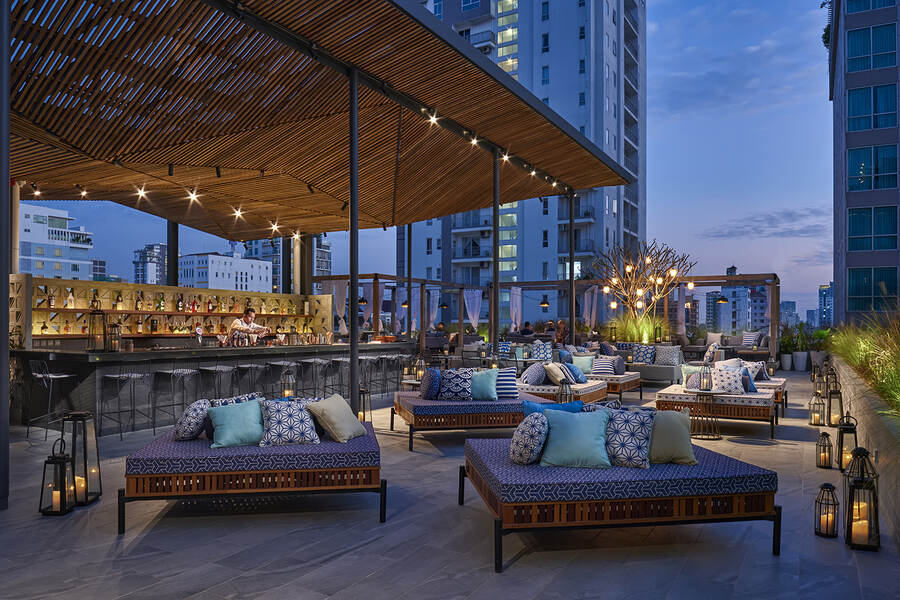 Lantern Rooftop Bar, Phnom Penh, Cambodia