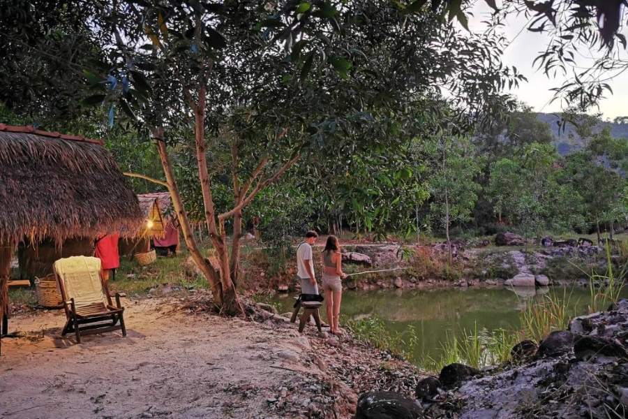 The campground does offer some fishing equipment 