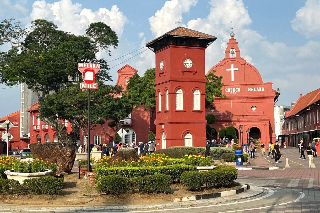 Stadthuys and Christ Church in Melaka