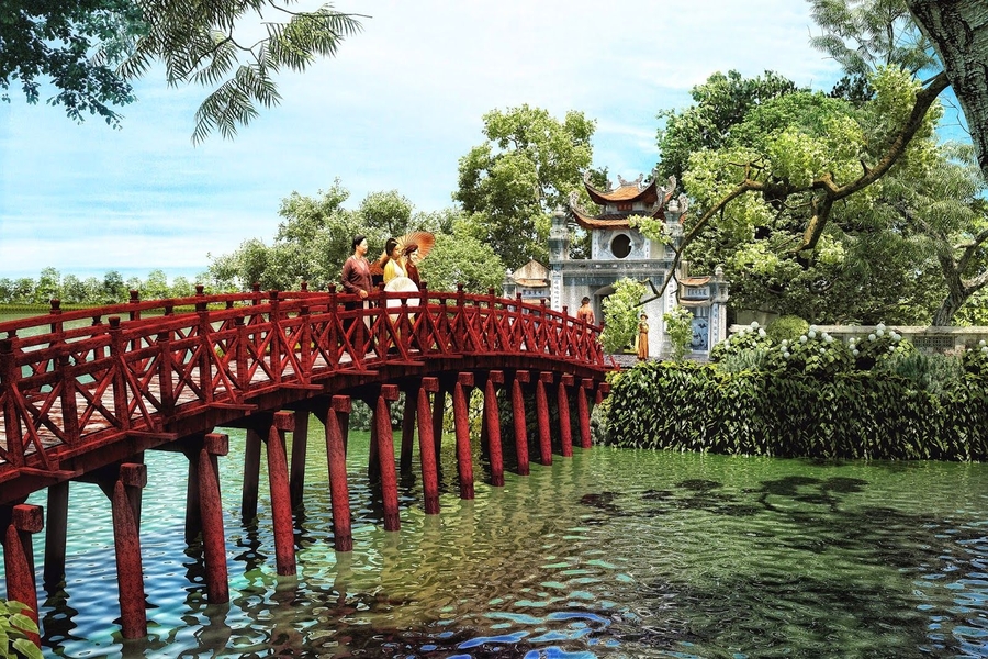 The weather during this holiday is beautiful and suitable for tourist activities. Source: Stockbiz