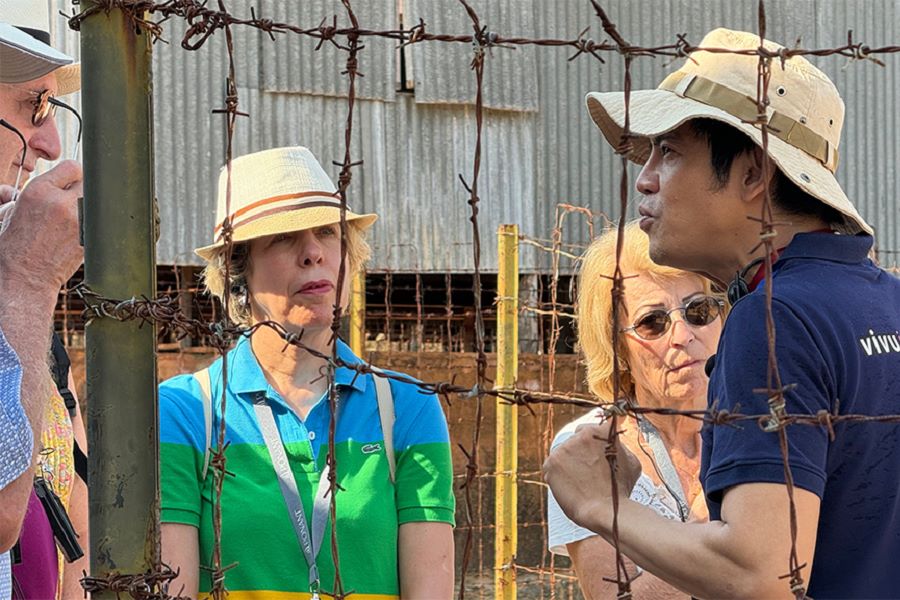 Tourists come here to learn more about the invaders’ sins in Vietnam