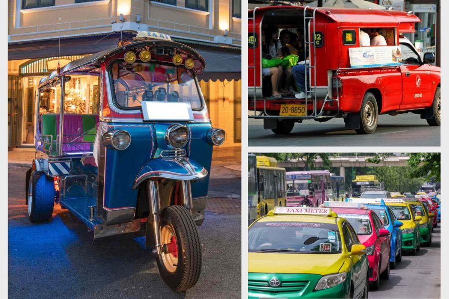 Transportation in Udon Thani during the 5-day tour