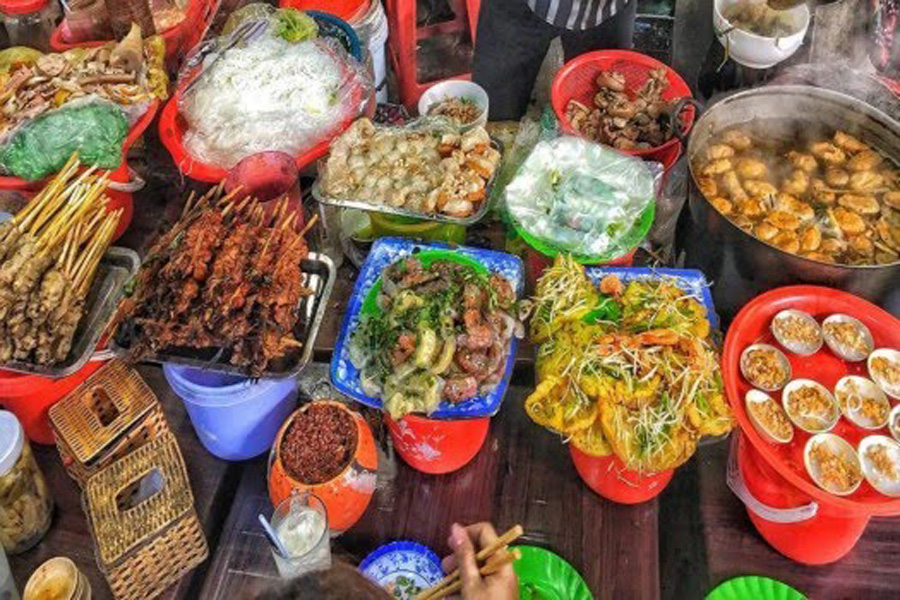 Local street Food stalls 