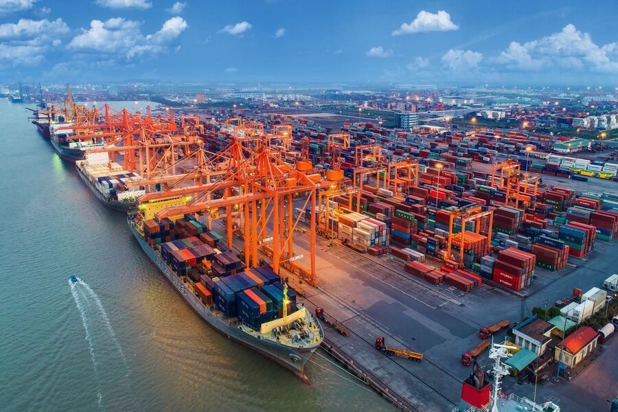 Hai Phong Port ranks as the largest seaport in Northern Vietnam and the second busiest in the country. Photo: Haiphongport