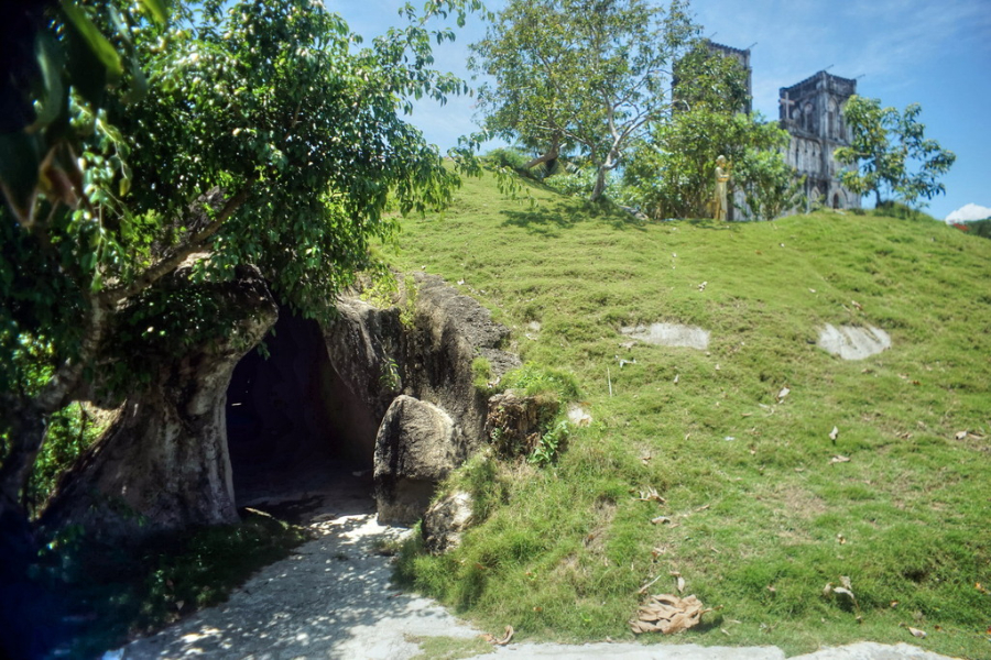 A small vault behind the church keeps valuable documents. Source: Daisy House Homestay