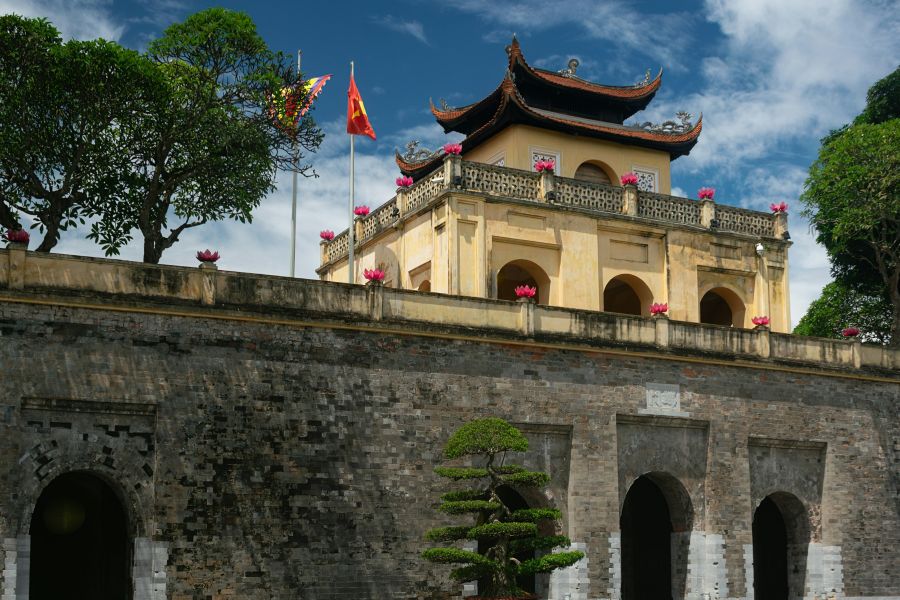 Kinh Thien Palace at Imperial Citadel of Thang Long - Hanoi