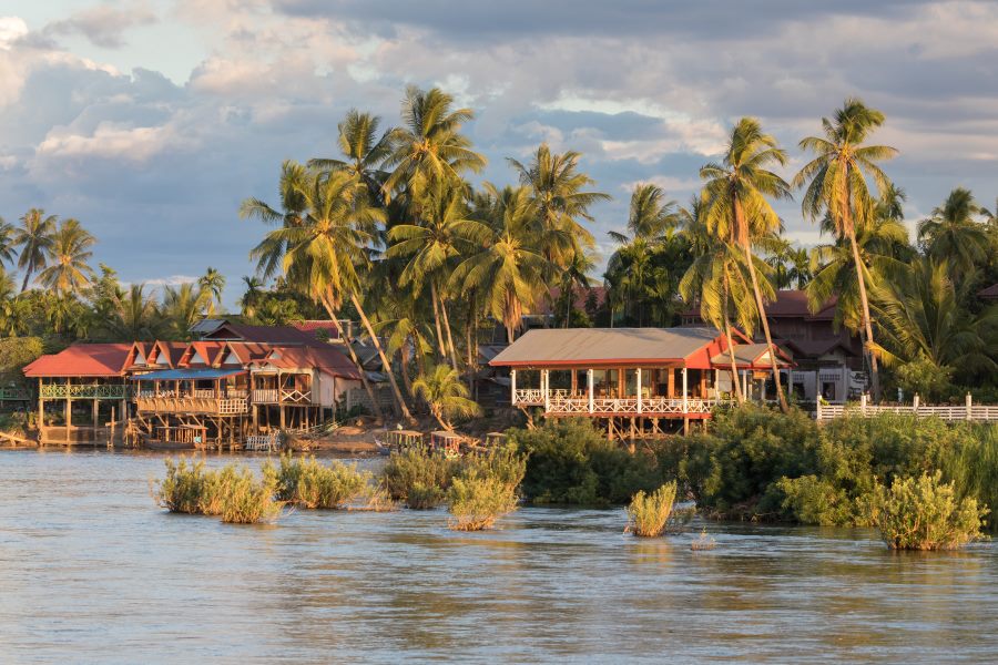 Khong Island is a popular destination for honeymoon tours