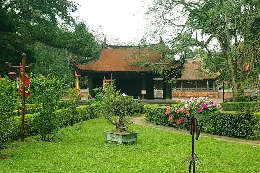 The garden in front of the Royal Citadel