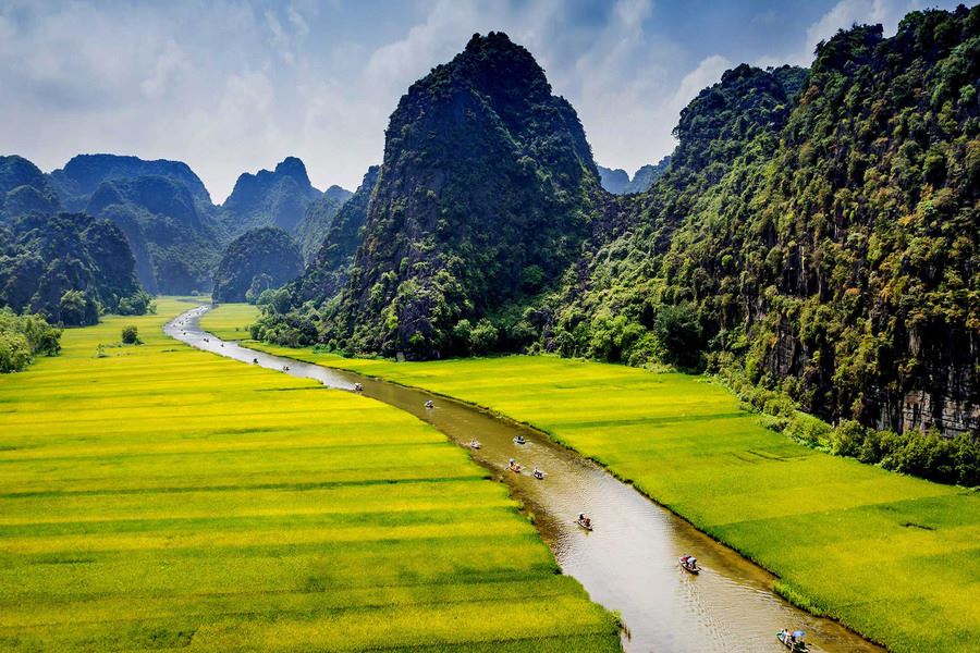 An area of Tam Coc - Bich Dong