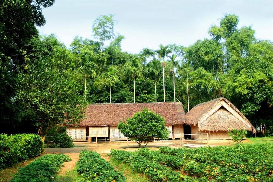 The house where President Ho Chi Minh lived in childhood