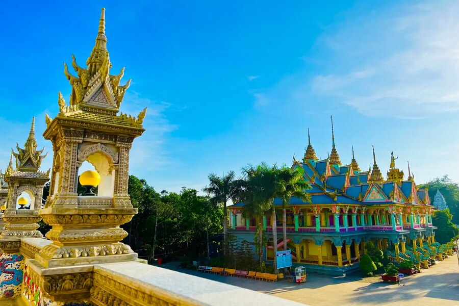 You might mistake it for a temple in Thailand or Cambodia