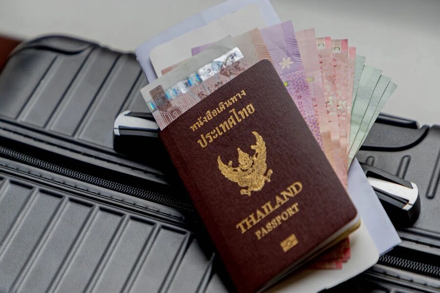 A passport of Thailand 