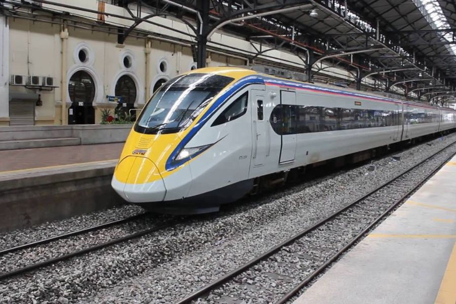 KTM Electric Train in Ipoh