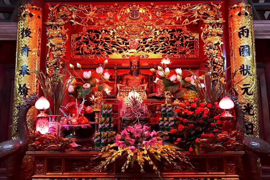 Mac Dinh Chi worship temple in Nam Sach District. Photo: Chon Thieng
