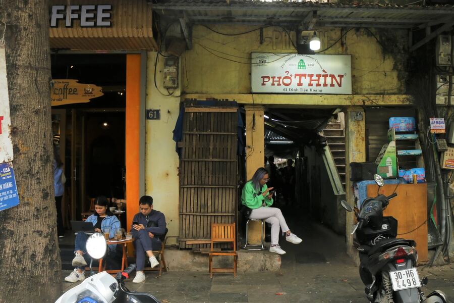 That small house has been making famous pho for over 70 years. Photo: aFamily