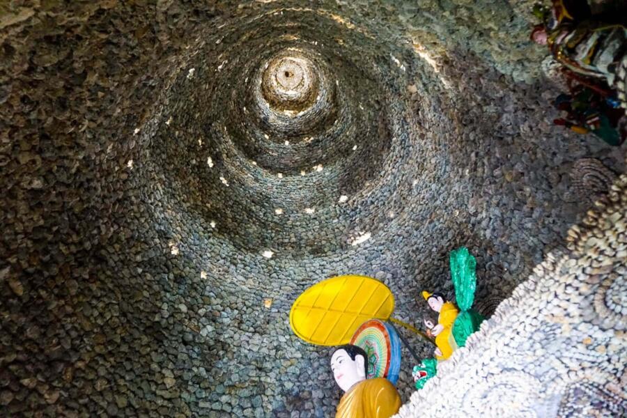 Layers and layers of stone to the top. Photo: Vietnam Times