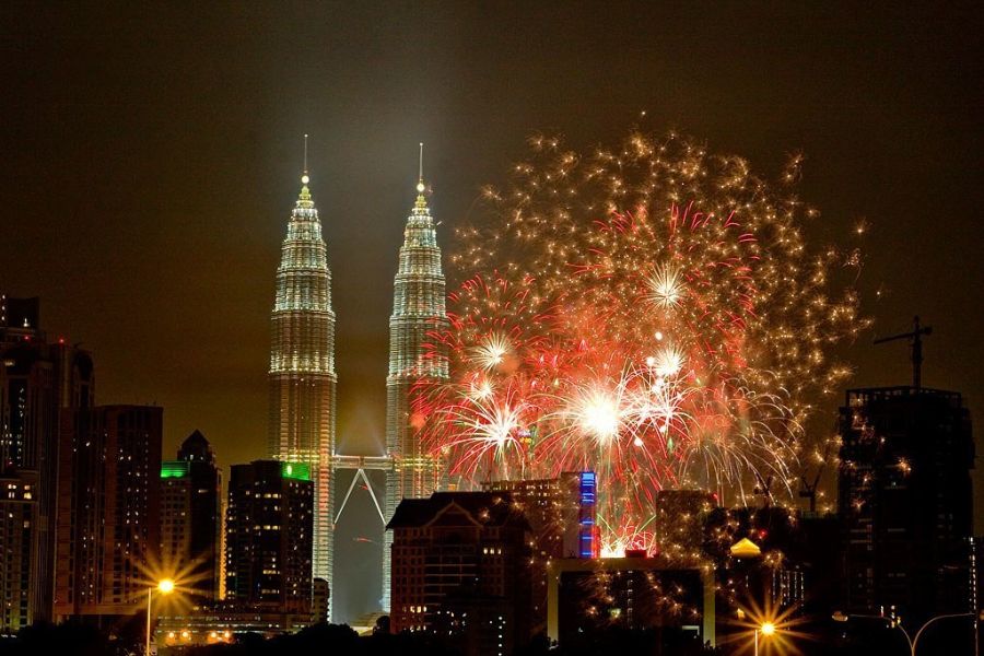 Brilliant fireworks displays will light up the sky, bringing a joyful atmosphere.