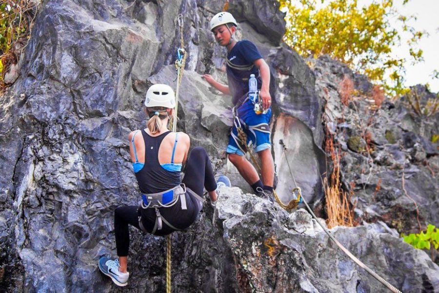 Rock Climbing in Kampot