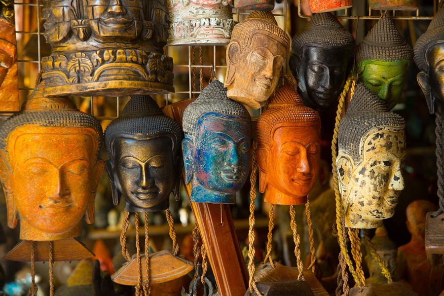 Souvenirs in Phnom Penh