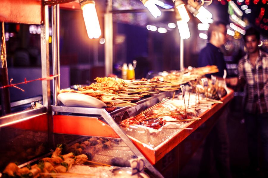 Food at malaysia night market