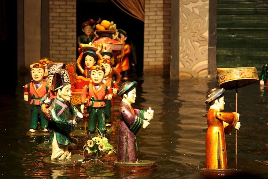 The structure of the Water Puppet Show