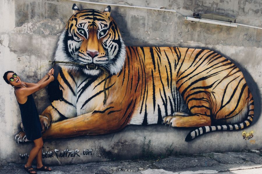 Street art in Malaysia can be known to the world just by taking selfies