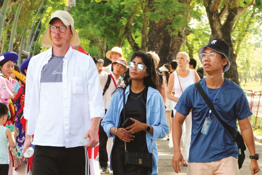 Hue is successful in attracting both domestic and foreign tourists