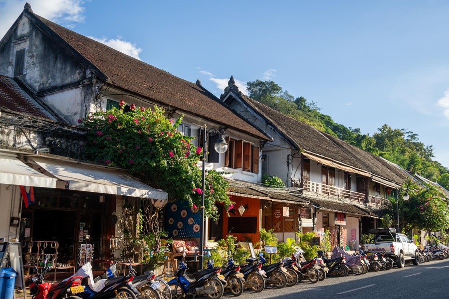 Ancient houses at the Old Quarter stand close together. Photo: Explore Shaw