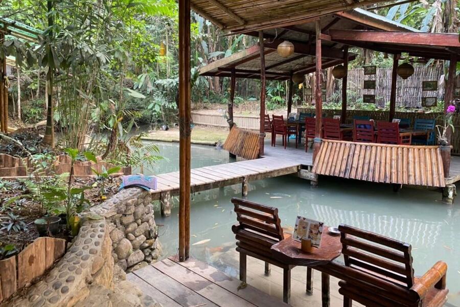 The cafe at the butterfly park. Photo: Inside Laos