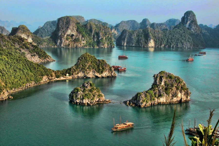 The beauty of Halong Bay
