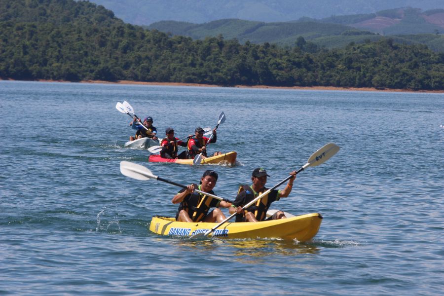 Many activities with boat here