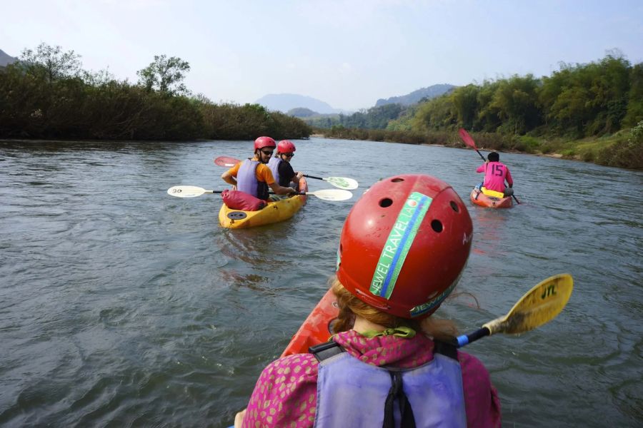 River Life on the Nam Ou