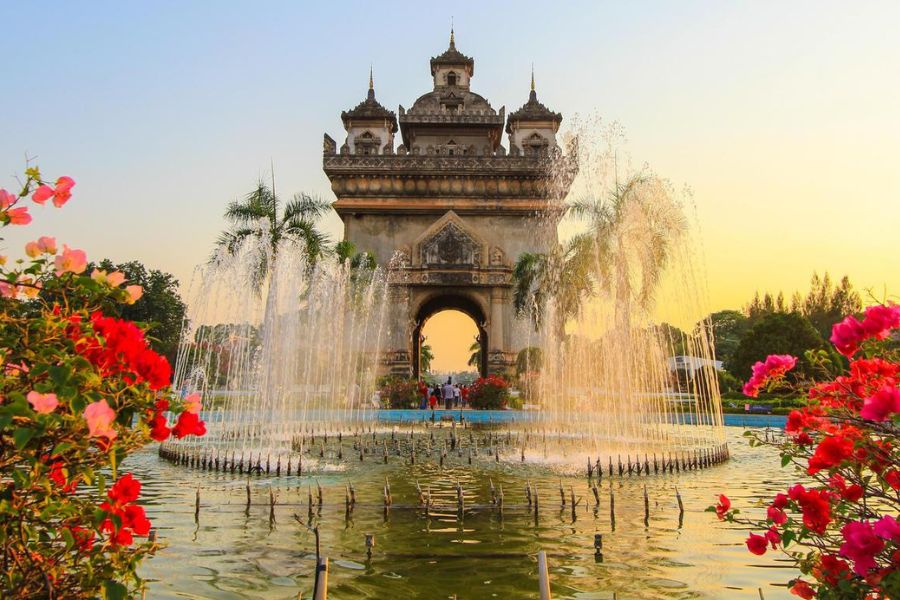 Beautiful capital of Laos