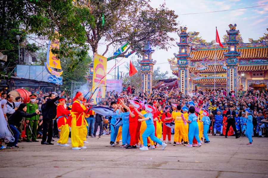 Whale Worship Festival at the temple