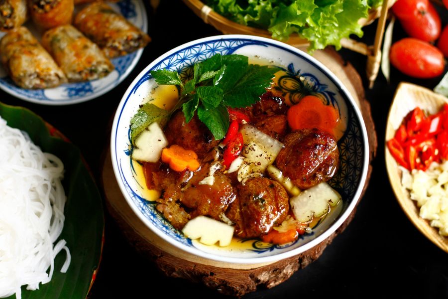 Bun Cha - Grilled Pork with Vermicelli 