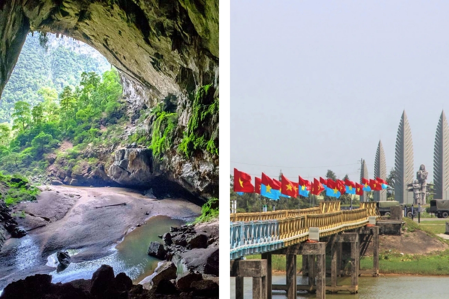 The natural beauty of Quang Binh and the historical sites of Quang Tri promise to create an exciting combination