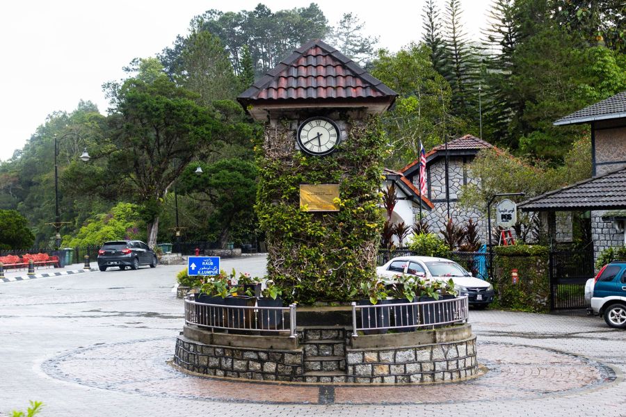 Check-in at Fraser's Hill Clock Tower