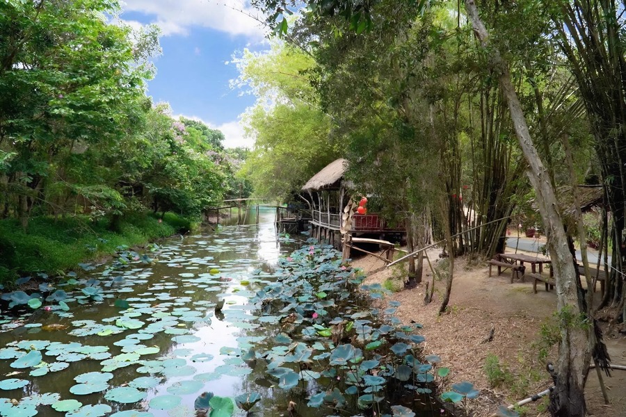 The countryside scenery of Gao Giong Ecotourism Area