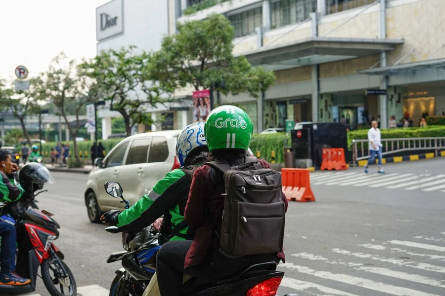 Booking a motorbike taxi through ride-hailing apps is a fast and budget-friendly way to get around big cities