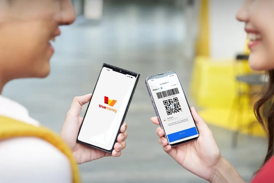 Many shops and restaurants accept payments via TrueMoney Wallet