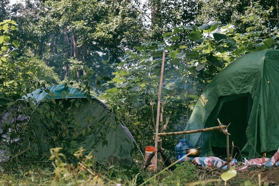 Camping in Yok Don National Park is also an interesting experience