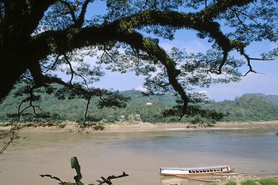 Along the Mekong River in Laos