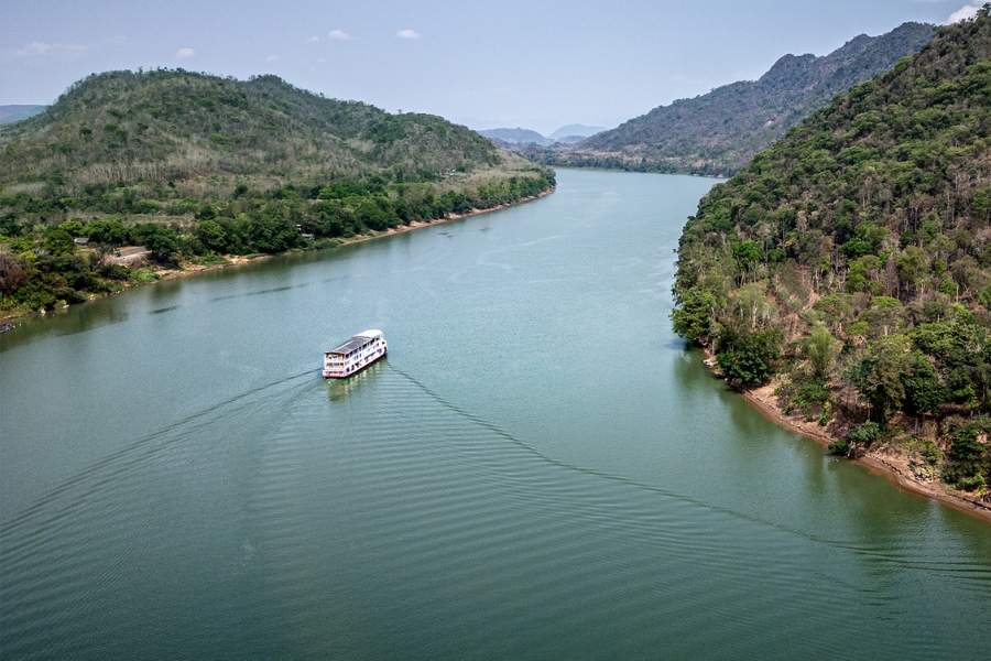A Mekong River cruise is the best way to cross the border