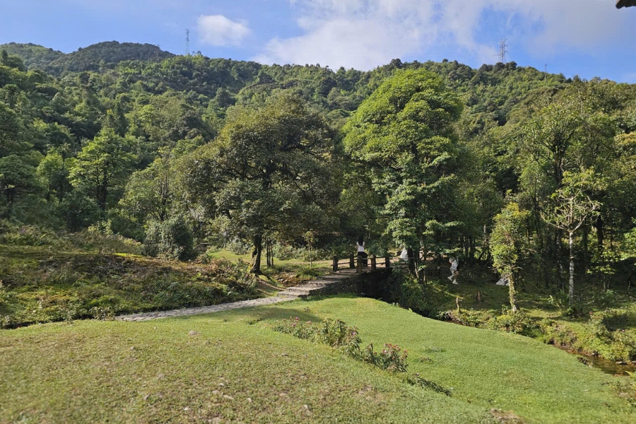 Not just high mountains, but peaceful corners too